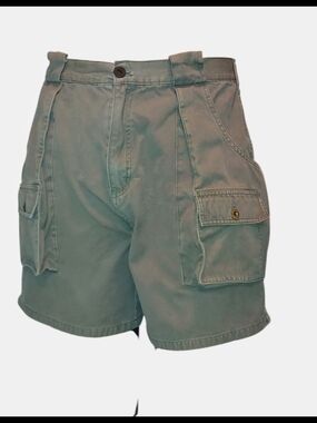 Cherokee Olive Green Cargo Shorts with Utility Pockets